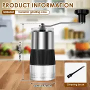Hand Crank Coffee Bean Mill Manual Coffee Grinder Pill Crusher with Smjlq