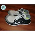 NIKE FREE 4.0 FLYKNIT 陰陽 黑白 編織 慢跑鞋 631050-100