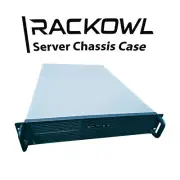 RACKOWL 2U Rackmount Server Case Chassis 8* HDD Bays, E-ATX Mobo, 4x80mm Fans