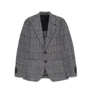 [Tagliatore] Tagliatore Single-breasted Blazer 50 IT GREY/BLACK