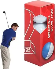 Golf Sport Balls - 3X Course Playing Golf Sport Balls,Dad Husband Friends Outdoorportable Equipment, Beginners-Friendly Use for Course Backyard Competition