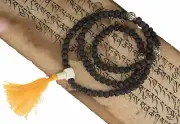 Mala - Seeds Of Rudraksha And Shells 8 MM - Mala Tibetan #8448