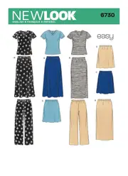 New Look Pattern 6730 Misses' Separates