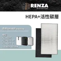 在飛比找PChome24h購物優惠-RENZA濾網 適用夏普 SHARP KC-850T 空氣清