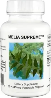 Supreme Nutrition Melia Supreme, 60 Pure Powdered Neem Leaf Vegetarian Capsules