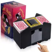 Automatic Card Shuffler 1-6 Decks Electric Battery-Operated Shuffler Casino C...