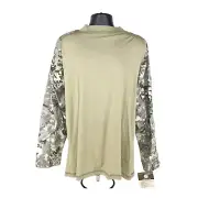 Rothco Army Combat Shirt Mens Large Lightweight Camo Rip Stop Padded Military