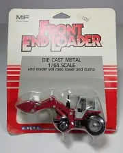1/64 Massey Ferguson MF 699 Tractor w/loader. New on card