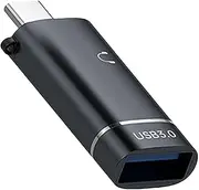 USB C to USB Adapter,Type C Male to USB A 3.0 Female OTG Adapter,Type C Female to A Male Converter,USB C Male to USB 3.0 Female OTG Converter for iPhone, Samsung, Most Devices (Black 1PCS)