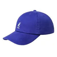 在飛比找Yahoo奇摩購物中心優惠-KANGOL- WASHED 棒球帽- 寶藍色 W24S51