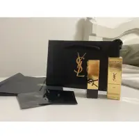 在飛比找蝦皮購物優惠-YSL 奢華緞面唇膏 正品3.8g 完整包裝 送粉底試用包 