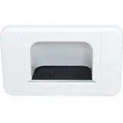 Dynalink White Reverse Shovel Nose Wallplate
