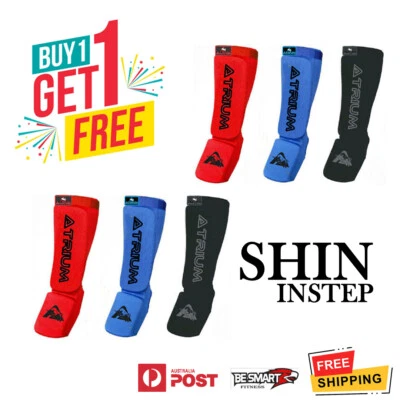Ready to Tackle, New Shin Pad Shin Insteps for MUAY MMA Fighting leg protector