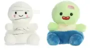 Aurora 2 Pc Halloween Plush Bundle, Brendan Mummy And Brainy Zombie