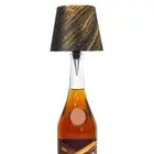 Wireless Bottle Lamp Rechargeable 3 Color Touch Dimmable LED Table Lamp (Coffee)