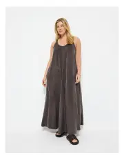 [Commonry] Bree Dress in Bitter Chocolate