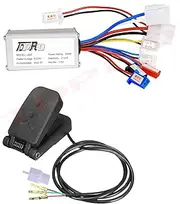 YC Yier 36V 350W Brush Motor Speed Controller + Throttle Foot Pedal DIY for Electric Bike Bicycle Scooter ATV Quad Go Kart Buggy E Bike Dirt Bike Razor Mini Bike Drift Trike
