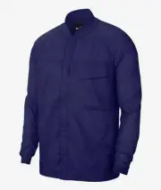 Men's M Nike NSW Sportswear Tech Pack Woven Windrunner Jacket Blue CJ5157-590