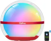 OLIGHT Sphere Smart Night Light, 75 lumens Stepless Dimming Snowflake Red
