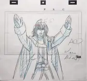 High School DxD Lot Animation Production Drawing Douga Genga: Sirzechs Lucifer -