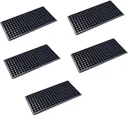 Parliky 5pcs Plant Growing Trays 200 Holes Starter Trays for Seedlings Gardening Box Planting Case
