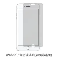 在飛比找蝦皮商城優惠-iPhone 7 霧面 非滿版玻璃貼 保護貼 玻璃貼 抗防爆