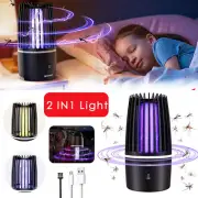 Electric LED Mosquito Insect Killer Lamp Flying Bug Zapper Trap Catcher UV Light