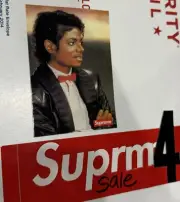 1x Supreme Michael Jackson Sticker MULTI SS17 TRUSTED SELLER! FREE SHIPPING!