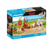 Playmobil 71543 Asterix: Roman Chariot, journey through the land, including removable helmets, bracelets, and cloak, detailed play sets suitable for childr