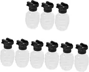 KOMBIUDA Bubble Bottle Splatter Smoothie Bottles Reusable Waters Beading Bottles Drinking Bottles Empty Shooters Bottles Beads Storage Bottles Bottle Cleaning Beans Gel Balls Abs、pe