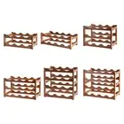 Red Wine Display Wood Wine Rack Wine Bottle Shelf Decor Thicken Material Wine