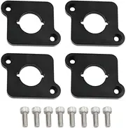 Labymos Billet Coilpack Adapter Plates 1.8T to 2.0TFSI Replacement for VW Golf GTI Jetta Beetle Passat Replacement for A3 A4 A6 TT, Black