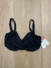 Swim Systems Underwire Wear it two ways Avalon Onyx Top Size 34D NEW WITH TAGS