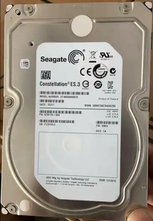 ~【限时免运可開發票】Seagate希捷 ST4000NM0033 4TB企業級硬碟 4T臺式監控硬碟