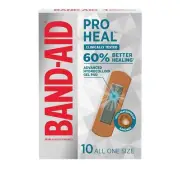 Band-Aid Pro Heal Adhesive Bandages Hydrocolloid Gel Pad 10ct