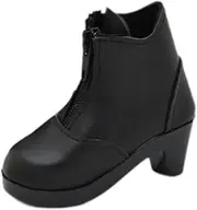 CoudarTitie 24" Doll Boots PU Leather Hightops Girl Doll Shoes for Female Action Figures, Black