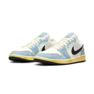 【NIKE 耐吉】Air Jordan 1 Low SE 低筒 AJ1 復古 仿舊 男款 丹寧 FN7670-493