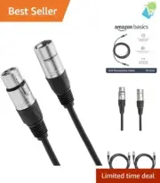 All Copper 10ft XLR Male to Female Cables - Premium Quality for PA Systems