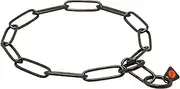 Herm Sprenger Black Stainless Steel Long Link Fur Saver Dog Training Collar | No-Pull Slip Chain for Small Medium Large Dogs for Easy Control Made in Germany | 3mm, 50cm (20in)