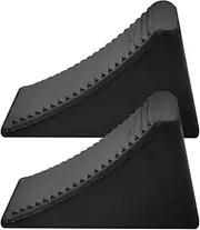 BUGUUYO Protect Your Vehicle These Heavy Duty Wheel Chocks Non-Slip Roll Versatile for Rvs Cars Trailers