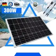 300W 12V Solar Panel Mono Home Off Gird Battery Charging Power Station 300 Watt