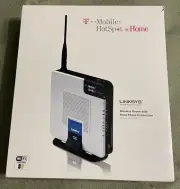 NIB “LINKSYS” T-MOBILE HOTSPOT @ HOME (MODEL WRTU54G-TM) WIRELESS ROUTER new