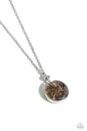 Paparazzi Geo Mine Brown Necklace NWT