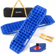 Off-Road Traction Boards with Jack Base,Pair Recovery Tracks Pads 4X4 Vehicle Tr