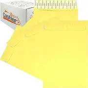 500 Cashier Depot 6 X 9 Catalog Envelopes Peel & Seal, Sturdy 24lb, Paper, 500/Box (Canary/Yellow)