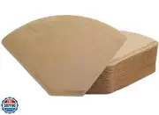 #4 Cone Coffee Filter 8-12 Cup, 200 Count Unbleached Natural Paper, No Blowou