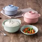 Instant Noodle Bowls with Lids Soup Hot Rice Bowls Students Food Container