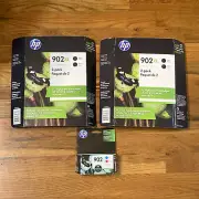 HP 902 xl black ink cartridges and 902 cyan magenta yellow expired