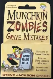 Munchkin ~ Zombies ~ Grave Mistakes ~ Steve Jackson Games ~ OEJ