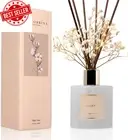 Reed Diffuser Set, 6.7oz Clean Linen Scent, Home Fragrance Sticks, Bathroom Shel